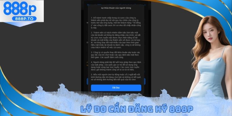 Lý do cần đăng ký 888P
